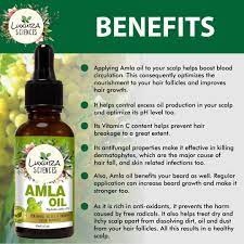Discover the top benefits of amla oil for hair. Luxura Sciences Organic Amla Oil For Hair Growth Pure Unrefined Non Luxurasciences