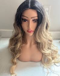 Ombre Wig 30 inches new with tags blonde dark roots Hair accessories