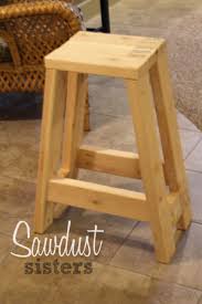 Adirondack chair plans are great projects for a beginning woodworker. Build A Barstool Using Only 2x4s Sawdust Sisters