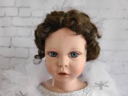 Ashton Drake the Snow Queen 18'' Porcelain Doll by Artist Brigitte Deval,  1996, Retired