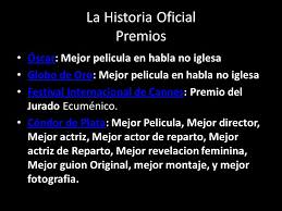 Este tuvo que ser pospuesto debido a diversas. La Historia Oficial By Jainyme Dasilveira Dirigida Por Luis Puenzo Ppt Descargar