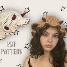 Evil Bunny Bucket Hat Crochet Pattern