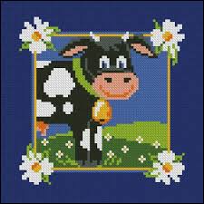 Purchase this pattern now and you can print it instantly on your own printer. Free Cross Stitch Pattern Cow Free Cross Stitch Patterns