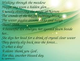 A Forest Poem Forest Nature Poem Green Grateful Blessed Happy Fawn Deer Writing Lynnprice222 Poems The Meadows Nature