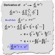 The derivative of ˣ is. E The Derivative