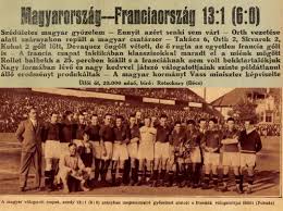 Élvezi a bizalmamat, ezt ő is tudja. Magyarorszag Franciaorszag 13 1 1927 06 12 Kepek Adatok Hivatalos Baratsagos Valogatott Merkozes Magyarfutball Hu