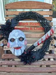 Black Heart Wreaths and Crafts
