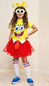 In The Know Mom On Twitter Spongebob Costume Kids Costumes Girls Spongebob Dress
