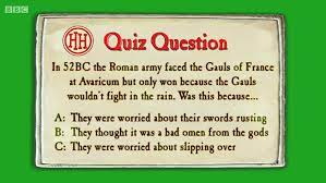 Perhaps it was the unique r. Quiz Questions Horrible Histories Tv