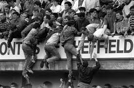 The deaths of more than 50 liverpool football supporters at hillsborough in 1989 was undeniably a greater tragedy than the single death, however horrible, of mr bigley; Six Are Charged In 1989 Hillsborough Stadium Disaster In England The New York Times