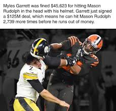 Myles garrett reinstated by nfl, rejoins browns on feb 2020. Nfl Memes On Twitter Perspective
