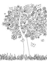 The most common tree coloring page material is paper. Get The Coloring Page Tree 50 Printable Adult Coloring Pages That Will Help You De Stress Popsugar Smart Living Photo 49