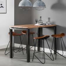 Kuchenbartisch Marius Aus Akazie Massivholz Edelstahl Kitchen Bar Table Kitchen Bar Stools Kitchen Interior