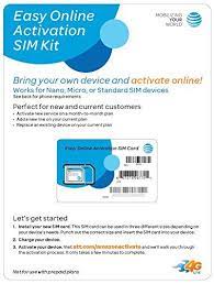 Your sim card might ask for a personal identification number (pin) the first time you use it. Att Easy Online Activation Sim Kit Postpaid Want Additional Info Click On The Image Note Amazon Affiliate Link Cell Phones For Seniors Sim Cards Sims