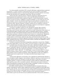 Timpul liber este un factor dependent de societate, posibilitile de organizare i de. Doc Noile Tehnologii Si Timpul Liber 1 Gheorghita Micu Academia Edu