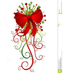 From gifts to garland, festive holiday decorating means big, beautiful bows ! Big Red Christmas Bow And Ribbons Illustration 3751836 Megapixl