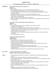 We're looking for highly motivated individuals who are energetic and entrepreneurial with a desire to build a. Client Relations Associate Resume Samples Velvet Jobs
