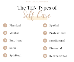 Discover these self care practices + free printable self care bingo. 10 Types Of Self Care How To Practice Them Adriana Thani