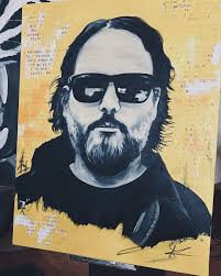 Ma dernière œuvre est un hommage poignant à la mort et le combat de Karl  Tremblay, une ode qui a résonné profondément en moi. Comme un frère pour  tous, Tremblay fait un