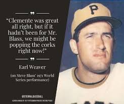 Hello, I'm Trevor and something to know about me is when I was young I went  to baseball camp ran by Steve Blass. He always talked about the 71 series.