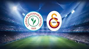 The starting lineups for the Çaykur Rizespor-Galatasaray match have been announced.
