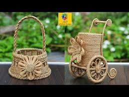 DIY Jute Home Decor/ Jute Craft Ideas/ Home Decoration Design Handmade -  YouTube | Jute crafts, Twine crafts diy, Jute twine crafts