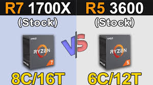 Amd ryzen 5 2600x has a slight edge over amd ryzen 5 3500 in the cores section, because of having more number of threads and a slightly better max turbo frequency. Ryzen 7 1700x Vs Ryzen 5 3600 1080p And 1440p Gaming Benchmarks Youtube