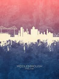 Get middlesbrough's weather and area codes, time zone and dst. Middlesbrough England Skyline Digital Art By Michael Tompsett