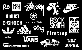 Fashion Branding Logos I Love How Mostly All The Big Name Clothing Logos Work Well In Black And White These Particular Logos Employ Great Use Of Typography A