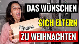 Das Wunschen Sich Eltern Zu Weihnachten Geschenkideen Fur Mama Und Papa Youtube