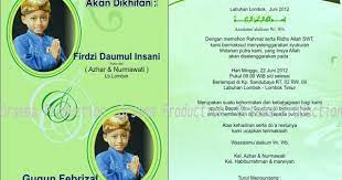 Namun kendati demikian, anda tetap masih bisa menggunakan surat dalam bahasa inggris untuk surat resmi maupun surat pribadi yang ingin anda tulis. Contoh Surat Undangan Khitanan Anak Sample Surat Undangan