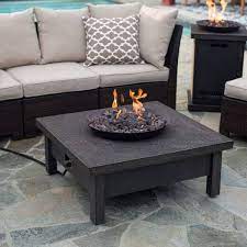 Outdoor fire tables add an extra level of convenience to a standalone burner. Gas Fire Pit Coffee Table Fire Pit Coffee Table Gas Fire Pit Table Gas Firepit