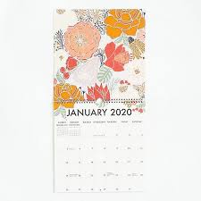 2020 Art Grid Calendar Paper Source Calendar 2021 Calendar Paper Source