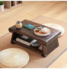 Traditional Japanese Floor Table Coffee Tea Or End Tables In 2020 Japanese Dining Table Tea Table Design Floor Table