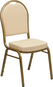 Hercules Series Dome Back Stacking Banquet Chair With Beige Patterned Fabric And 2 5 Thick Seat Gold Frame Fd C03 Allgold Flash Furniture Chair Furniture