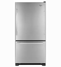 19 Cu Ft Whirlpool Gold Bottom Mount Refrigerator With Energy Star Qualified Resource Saver Techno Bottom Freezer Bottom Freezer Refrigerator Refrigerator