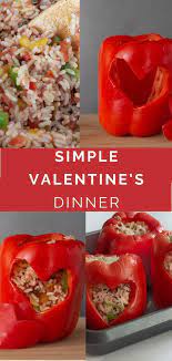 Valentine S Day Stuffed Red Peppers Dinner Ideas Such A Sweetheart Recipe Stuffed Peppers Dinner Healthy Dinner
