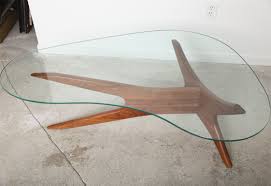 Mid century modern walnut with maple inlay coffee. 1stdibs Com Mid Century Adrian Pearsall Kidney Shaped Coffee Table Modern Glass Coffee Table Retro Coffee Tables Coffee Table
