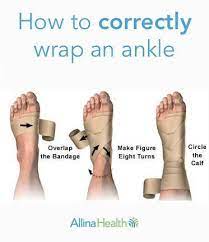 Follow These Steps To Correctly Wrap An Ankle Click To Learn More About Ankle Sprains And How To Treat Them Running Medical Knowledge Sprained Ankle Medical