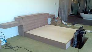 The bostwick shoals queen panel bed beautifully stands out with its understated sense of refinement. Black Walnut Bed With Tv Lift Built Into The Footboard Walnut Bed Tv Beds Home Decor