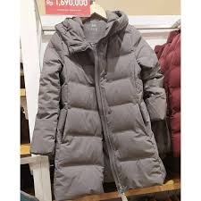 Regenmantel herbst winter mäntel für frauen jacken für frauen uniqlo kleidungsstück. Uniqlo Mantel Seamless Down Shopee Indonesia