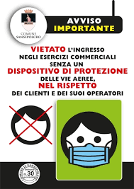 Nuova Ordinanza Del Sindaco Vietato Entrare Nei Negozi Senza Mascherina Comune Di Sansepolcro