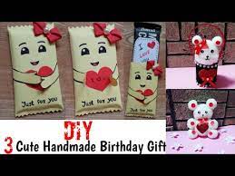 This will ensure that the roses don't wilt as quickly. 3 Cute Handmade Birthday Gifts Diy Birthday Gift For Best Friend Make Birthday Gift Very Easy Youtube