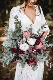Fall wedding flowers and september. Vintage Collie Usa V Neck Tee Diy Wedding Bouquet Fall Wedding Bouquets Burgundy Bridal