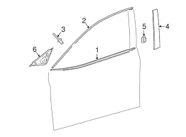 Parts fit for the following vehicle options. Exterior Trim Front Door For 2018 Toyota Camry Toyota Parts Center