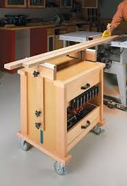Every Shop Could Use A Rolling Cart Like This It S Really Nothing More Than A Mobile Case Supporting A Flat Smoo In 2020 Workshop Storage Workbench Workshop Cabinets