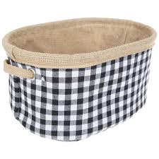 Black And White Buffalo Check Fabric Hobby Lobby Black White Buffalo Check Container Large Black Decor Buffalo Check Black White