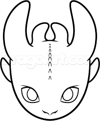 Toothless Face Coloring Pages Google Search Dragon Mask Toothless Dragon How Train Your Dragon