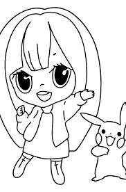 It looks like anime and chibi at the same time. Anime Girl Kawaii Coloring Pages Online And Print For Free