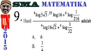 Pembahasan soal un matematika smp 2016 assalamualaikum w.w ujian nasional tahun pelajaran 2016/2017 rencananya akan diselenggarakan pada tanggal 4 sampai 7 mei 2017. Pembahasan Soal Logaritma Un Sma 2016 Peranti Guru